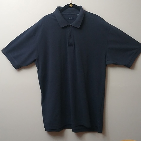 Izod S/S Blue Polo, L - Picture 1 of 8